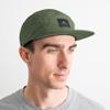 Tillak Wallowa Camp Hat, Lightweight Nylon 5 Panel Cap with Snap Closure (Fir Green) view 2