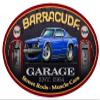 1964 1965 1966 Plymouth Barracuda Classic Car-toon Wall Art Graphic Decal Sticker (4 Foot)