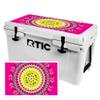 MightySkins (Cooler Not Included) Skin Compatible with RTIC 45 Cooler Lid (2017 Model) - Pink Aztec | Protective, Durable, and Unique Vinyl Decal wrap Cover | Easy to Apply | Made in The USA view 1