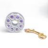 4 Pcs 3.5 Inch Brass Double End Snap Hook Clip Diving Hook for Diving,pet,Handmade Bag,Keychains etc view 3