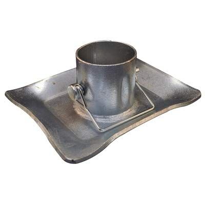 Boat Marine Utility Trailer - A Frame Jack Foot Plate -FITS 2" Round Tube 6.7" X 5"
