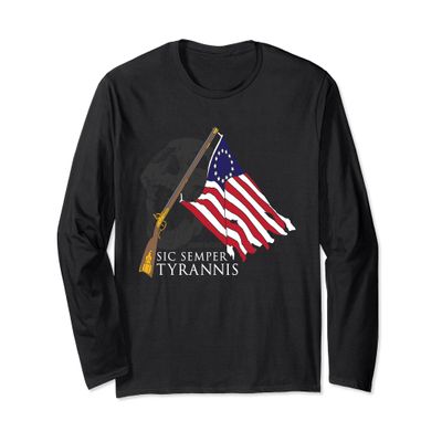Patriot Patch Co - Sic Semper Tyrannis Long Sleeve T-Shirt