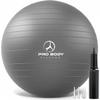ProBody Pilates Yoga Ball - Fresh Colors Exercise Ball for Stability, Pregnancy, Workout, Physical Therapy & Birthing, Balance Ball Chair (Slate, 55 cm) view 1