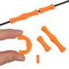 YLS Archery Bowstring Finger Savers Finger Guards Shooting Practice Protector Easy Install with Pin view 2