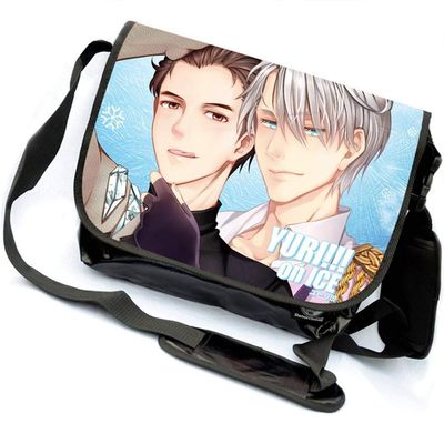 GO2COSY Anime Messenger Bag Handbag Cross-body Tote Bag Shoulder Bag for Yuri on Ice Cosplay