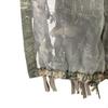 AUSCAMOTEK 3D Ghillie Suit Lightweight Camouflage Hunting Clothing Set with Leafy & Strip Design, Breathable Mesh Lining for Outdoor Activities - M/L, Green Camo view 4