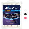 ALIEN PROS Tennis Racket Grip Tape (12 Grips) - Precut and Dry Feel Tennis Grip - Tennis Overgrip Grip Tape Tennis Racket - Wrap Your Racquet for High Performance (12 Grips, White) view 1