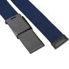 Sportmusies Elastic Belts for Men, Military Style Stretch Webbing Tactical Duty Belt (Navy Blue,Flip Top Buckle) view 2