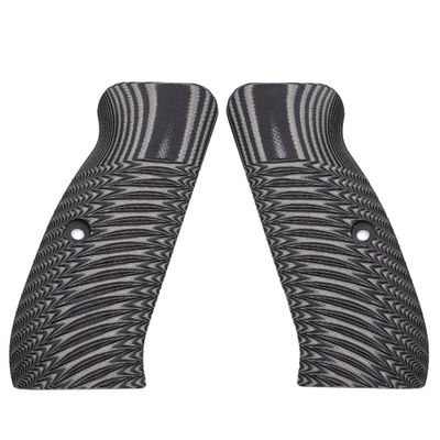 Guuun CZ 75 Grips, G10 CZ SP01 Tactical Grips Full Size Slim Sunburst Texture