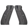 Guuun CZ 75 Grips, G10 CZ SP01 Tactical Grips Full Size Slim Sunburst Texture view 1