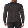 Amazon Essentials Men's Long Sleeve Performance Tech Workout Crew Neck T-Shirt, Black, X-Small view 2
