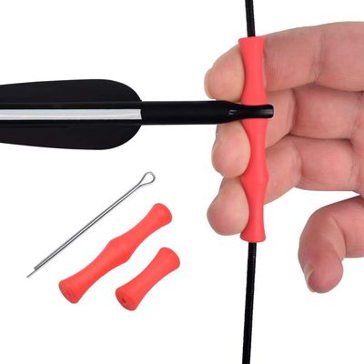 YLS Archery Bowstring Finger Savers Finger Guards Shooting Practice Finger Protector Easy Install with Pin