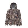 AUSCAMOTEK 3D Ghillie Suit Lightweight Camouflage Hunting Clothing Set with Leafy & Strip Design, Breathable Mesh Lining for Outdoor Activities - M/L, Yellow Camo view 2