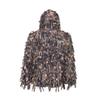 AUSCAMOTEK 3D Ghillie Suit Lightweight Camouflage Hunting Clothing Set with Leafy & Strip Design, Breathable Mesh Lining for Outdoor Activities - M/L, Yellow Camo view 3