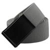 Sportmusies Elastic Belts for Men, Military Style Stretch Webbing Tactical Duty Belt (Grey,Flip Top Buckle) view 1