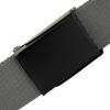 Sportmusies Elastic Belts for Men, Military Style Stretch Webbing Tactical Duty Belt (Grey,Flip Top Buckle) view 3