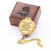 Antique Nautical Compass with Engraved Quote  Vintage Magnetic Directional Compass in Wooden Adventure Box  Gift for Dad from Son or Daughter | Baptism, Birthday, or Special Occasion Keepsake view 1