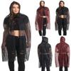 Ladies Fancy Spider Web Hooded Cape Halloween Scary Dress Party Wear Supplies Red One Size view 1