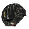 All-Star Pro-Elite Professional Baseball Catching Mitt - Solid Black 33.5 INCH view 2