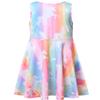 America Doll & Girl Matching Dresses Unicorn Clothes Outfits Sleeveless Rainbow 8-9 Years view 3