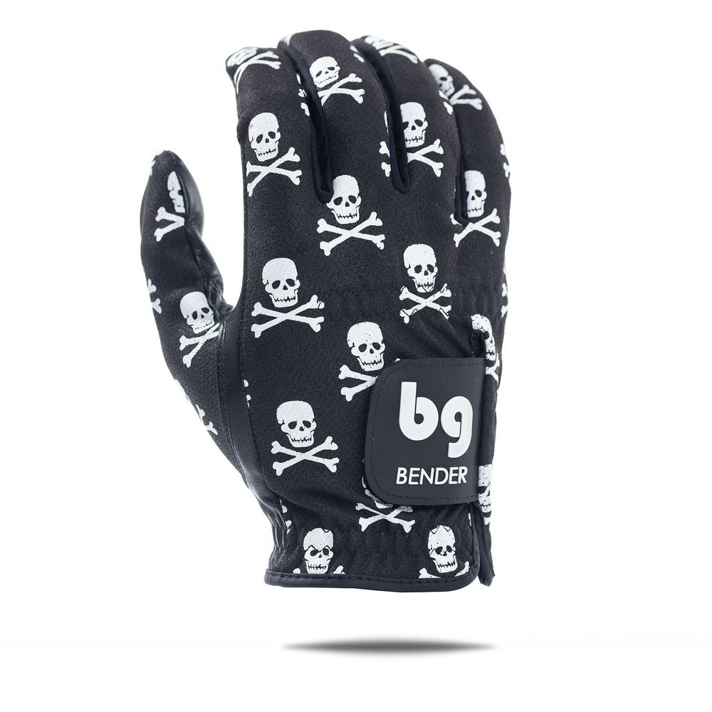 Bender Gloves - Men's Golf Glove, Durable Mesh Material, Unique Golf Gloves Men Left Handed Golfer (Wear On Right)