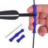 YLS Archery Bowstring Finger Savers Finger Guards Shooting Practice Protector Easy Install with Pin view 1