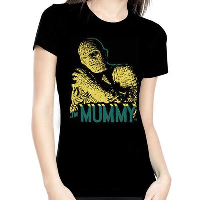 Universal The Mummy Glow in The Dark Juniors T-Shirt L Black