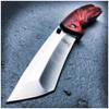 9" Spring Assisted Folding Pocket Knife Katana Tanto Japanese Wood New Carbon Steel Razor Sharp Blade Knife + Free eBook by SURVIVAL STEEL view 1