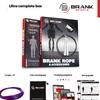 BRANK SPORTS Speed rope set incl. 3 steel spare cables | Ideal for Crossfit, fitness, boxing and easy double under | Jump ropes for fitness women and men premium bearing balls | Unbreakable handles view 4
