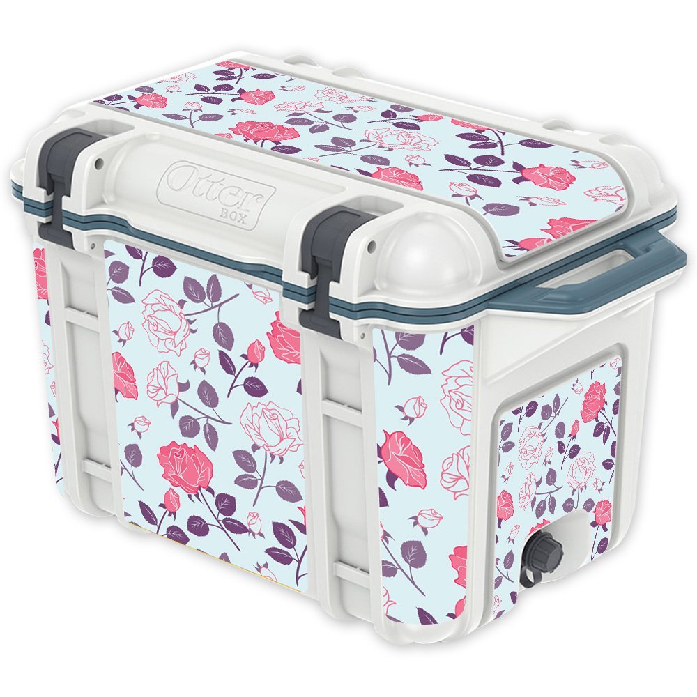 MightySkins (Cooler Not Included) Skin Compatible with OtterBox Venture 45 qt Cooler - Vintage Floral | Protective, Durable, and Unique Vinyl Decal wrap Cover | Easy to Apply | Made in The USA
