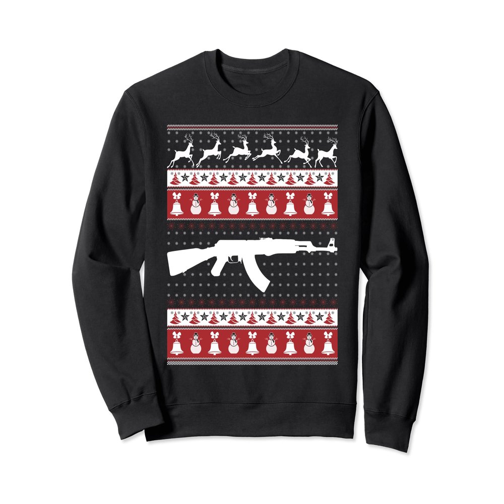 AK47 Ugly Christmas Sweater Xmas Sweatshirt