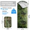 FARLAND Sleeping Bags 30 for Adults Teens Kids with Compression Sack Portable and Lightweight for 3-4 Season Camping, Hiking,Waterproof, Backpacking and Outdoors view 2