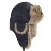 ASWER Trapper Warm Russian Trooper Hat Winter Skiing Cap Women Men Windproof Black view 1