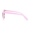 Girl's Heart Shape Cateye Sunglasses Kids Fashion Mirrored Lens UV 400 Pink view 4