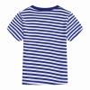 Airvid Unisex Kids Classic Striped T-Shirt Girls Boys Crewneck Cotton Jersey Tee 2 Pack 5-6Y/Tag XL view 4