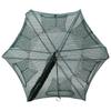 Bewinner Fishing Net Portable Folded Nylon Fish Baits Cast Mesh Trap Cage Automatic for Catching Smelt, Eels, Crab, Lobster, Minnows, Shrimp and Crawfish (6 Holes) view 1