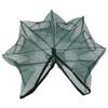 Bewinner Fishing Net Portable Folded Nylon Fish Baits Cast Mesh Trap Cage Automatic for Catching Smelt, Eels, Crab, Lobster, Minnows, Shrimp and Crawfish (6 Holes) view 4