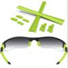 ToughAsNails Green Replacement Ear Socks and Nose Pads Kit for Oakley Flak Jacket XLJ/Flak Jacket Sunglasses view 1