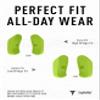 ToughAsNails Green Replacement Ear Socks and Nose Pads Kit for Oakley Flak Jacket XLJ/Flak Jacket Sunglasses view 4