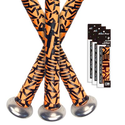 ALIEN PROS Bat Grip Tape 0.5MM for Baseball (3 Grips) Precut and Pro Feel Bat Tape Replacement for Old Baseball bat Grip Wrap Your Bat for an Epic Home Run (3 Grips, Egyptian)