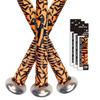 ALIEN PROS Bat Grip Tape 0.5MM for Baseball (3 Grips)  Precut and Pro Feel Bat Tape  Replacement for Old Baseball bat Grip  Wrap Your Bat for an Epic Home Run (3 Grips, Egyptian) view 1