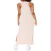 Amazon Essentials Women's Supersoft Terry Racerback Maxi Dress, Pink, Large view 2