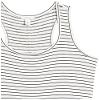 Amazon Essentials Women's Supersoft Terry Racerback Maxi Dress, Black White Thin Stripe, Small view 4