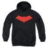 Popfunk Red Hood Jason Todd Superhero Kids Youth Pullover Hoodie & Stickers (X-Large) view 1
