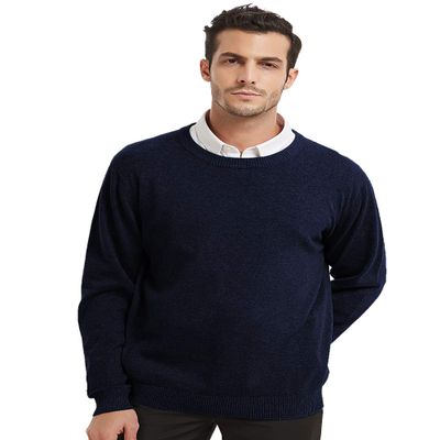 TopTie Mens Crewneck Soft Cotton Long Sleeve Jumper Pullover Sweater