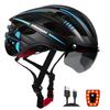 Shinmax Bike Helmet - USB Rechargeable Light & Detachable Magnetic Goggles UV Protective,Bike Helmet Adult Men,Lightweight Adjustable for Adult Men Women Mountain & Road (WT-049) view 1