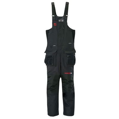 Striker Men's Climate Durable Windproof Water-Resistant Outdoor Ice Fishing Bib with Sureflote Flotation Technology, Black, 5X-Large