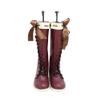 YuanCos Brown Cosplay Shoes Lace-up Boots X002 (Custom made)