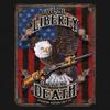 Tee Hunt Give Me Liberty or Give Me Death Hoodie Eagle Defend Freedom 2A Sweatshirt Gray Large view 2