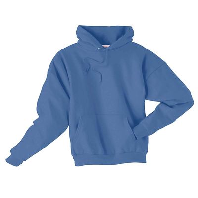 Sportoli Men's Pullover EcoSmart Fleece Hooded Sweatshirt (Denim - XL)